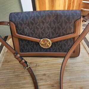 Michael Kors Monogrammed Messenger Purse